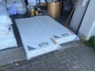 2x Matras Anna koudschuim/traagschuim hypride 80×200, Anna